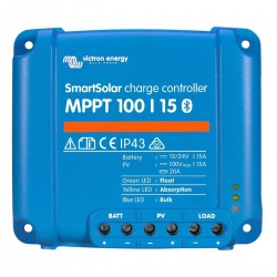 Régulateur de charge solaire SmartSolar MPPT 100/15 (12/24V) - Victron Energy
