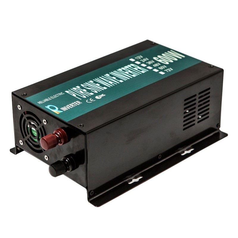 Convertisseur de tension pure sinus 12/220 V 1 000 W HTC TECHNIC